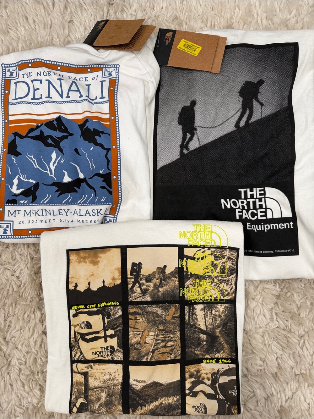 The North Face Men’s Large Graphic T-Shirt Lot of 3 NWT/NWOT